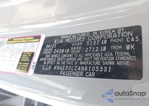 2022 Kia Stinger Gt2 from USA, damaged, VIN KNAE55LC4N6105331